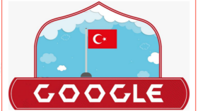Cumhuriyet Bayramı Google Doodle Art Çalışması