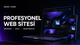 ihtiyacınıza özel modern ve hızlı web sitesi geliştiririm