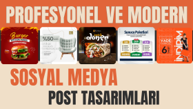 sosyal medya hesaplarınız için tasarımlar yapıyorum