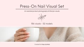 Press-On Nail – E-ticaret Ürün Görsel Tasarımları