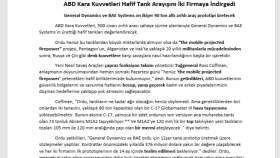 Askeri Alan Gazete Haberi Çevirisi