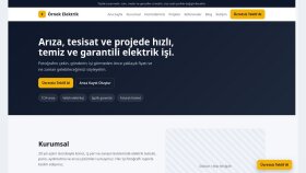 Elektrikçi Web Sitesi - Fotoğraflı Teklif ve Arıza Kaydı