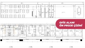Proje Çizimi - Ofis Alanı
