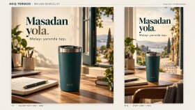 AKIŞ TERMOS — İki Reklam Konsepti Demosu
