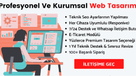 bir haftada anahtar teslim web sitesi hazırlarım