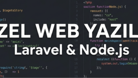 Laravel ve Node js ile özel web sitesi geliştiririm
