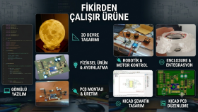 Arduino ESP32 ve PCB tasarımı ile cihaz prototipi yaparım