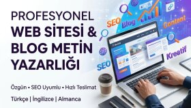 SEO uyumlu Türkçe, Almanca, İngilizce makale yazıyorum