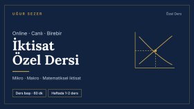 online birebir iktisat özel dersi veririm