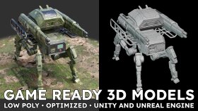 3D Game-Ready Asset & Render Çalışmalarım