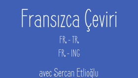 Fransızca çeviri, özel ders, seslendirme hizmetleri veririm