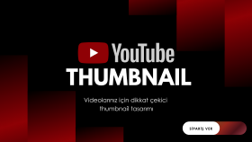 Youtube videolarınız için thumbnail tasarımı yapabilirim