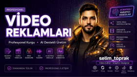 yapay zeka destekli, sinematik ürün videoları hazırlıyorum