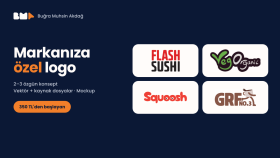 markanıza özel, orijinal ve minimalist logo tasarlarım