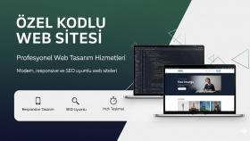 hayalinizdeki özel kodlu web sitesini hayata geçiriyorum