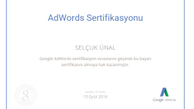 Google Adwords Sertifikası