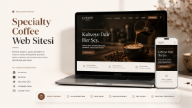 Lunaro Coffee İçin Modern ve Premium Web Tasarımı