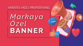 sizin için yaratıcı banner hazırlarım
