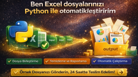 Excel raporlarınızı tek tıkla hazırlayan otomasyon kurarım