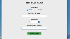 Veresiye Programı