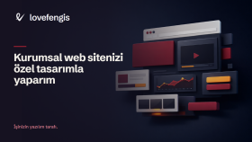 kurumsal web sitenizi özel tasarımla yaparım