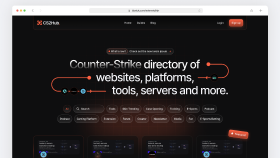 CS2Hub. Landing Page