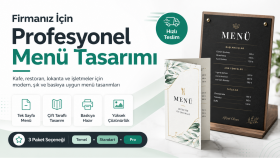 firmanız için menü tasarımı yapabilirim