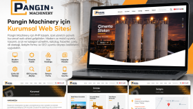 Pangin Machinery – PHP Tabanlı Kurumsal Web Sitesi