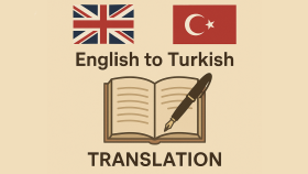 İngilizce-Türkçe doğal, akıcı ve doğru çeviri yapabilirim