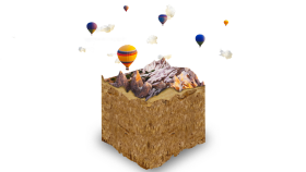 Kapadokya, Peri bacaları - 3D Mini Dünya