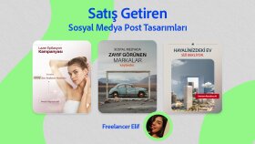 markanız için dikkat çeken sosyal medya tasarımları üretirim