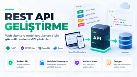 web siteniz veya uygulamanız için REST API geliştirebilirim