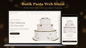 Butik Pasta Atölyesi Web Sitesi