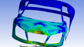 ANSYS te çarpma analizinizi (explicit dynamics) yapabilirim