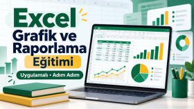 grafik ve raporlamayı adım adım öğretiyorum
