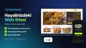 hayalinizdeki web sitesini modern ve mobil uyumlu yaparım