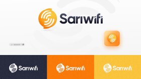 SARI WİFİ LOGO TASARIMI