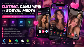 dating, canlı yayın sosyal medya uygulamaları geliştiririm