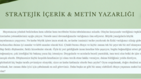 içeriğinize değer katan stratejik metinler yazarım