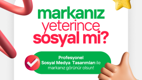 sosyal medyada fark yaratmanız için güçlü tasarımlar sunarım