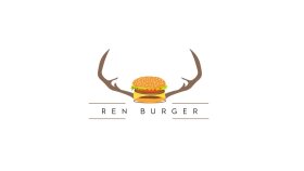 ren burger örnek logo tasarımı