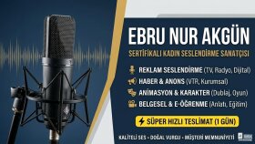 Kurumsal & Canlı Reklam Seslendirmesi