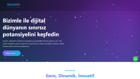 Nexaris Digital Studio - Next.js Landing Page