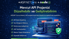 mevcut web api projenizi düzeltebilir ve geliştirebilirim