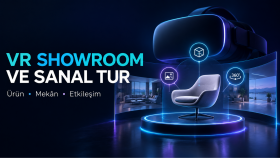 ürününüz veya mekânınız için VR showroom hazırlayabilirim