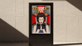Resident Evil Pop Art Temalı Afiş 