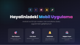mobil uygulamanızı Flutter ve React Native ile geliştiririm