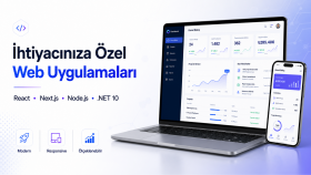 size özel modern web uygulamaları geliştiririm