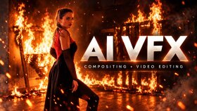  videonuza sinematik VFX ve kompozisyon uygularım