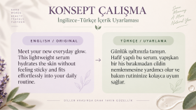 Konsept İngilizce–Türkçe İçerik Uyarlaması